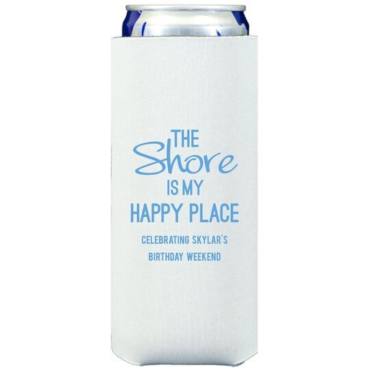 The Shore Is My Happy Place Collapsible Slim Huggers